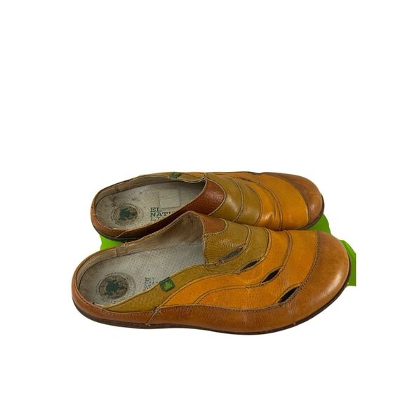 El Naturallista size 9 mules clogs frog shock system size 40 brown shoes - Picture 1 of 8